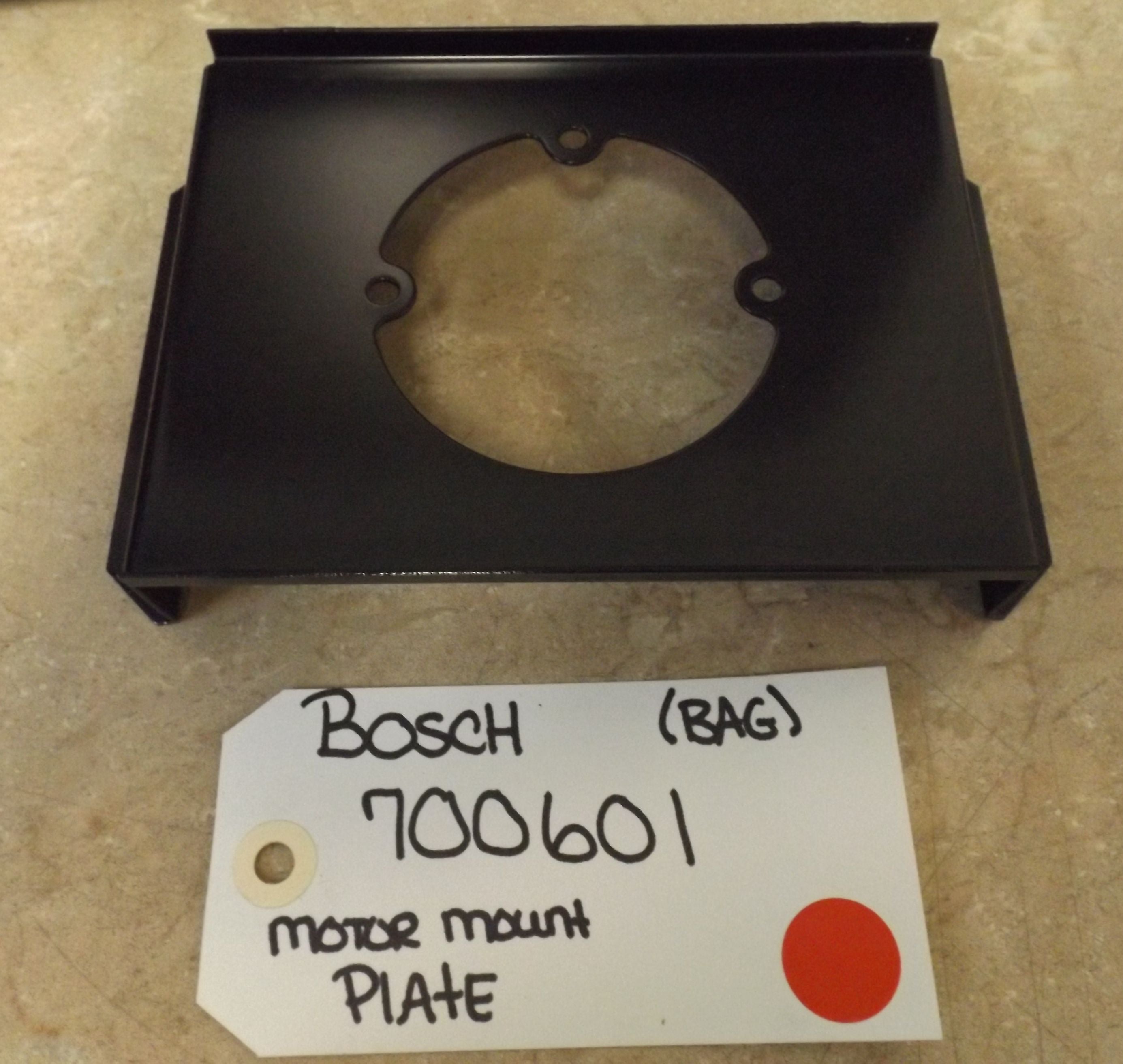 BOSCH STOVE 700601 MOTOR MOUNT PLATE (NEW) BOSCH STOVE 700601 MOTOR MOUNT PLATE (NEW)